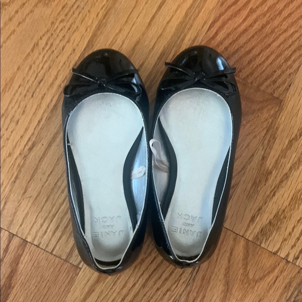Janie and Jack patent leat ballet flats